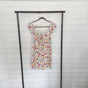 BeBop Juniors' Flutter Sleeve Babydoll Cinch Dress Size Small